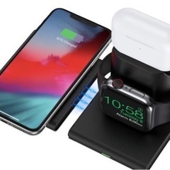 ワイヤレス充電器　3in1　iPhone・Apple Watch...
