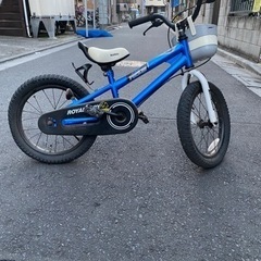 子ども用16インチ自転車　男の子　ジャンクの画像