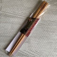 【新品⭐︎未使用】　箸　かみゆうべつ　オリジナル　エコ箸　上湧別　チューリップ　希少の画像