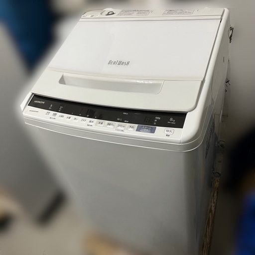 J3331 ★6ヶ月保証付★ 良品 日立 HITACHI BW-V80E 8kg洗濯機 ビートウォッシュ 2019年製 動作確認 クリーニング済み  【リユースのサカイ柏店】流山市 中古洗濯機 松戸市 中古洗濯機 我孫子市 中古洗濯機 船橋市 中古洗濯機 守谷市 中古洗濯機 取手市 中古洗濯機