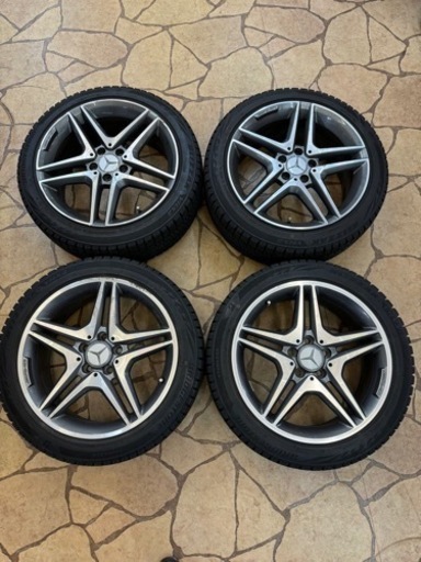メルセデスベンツAクラス　AMG純正ホイール　スタッドレスセット