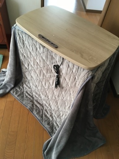 タップ付ディスク型炬燵＆カバー付