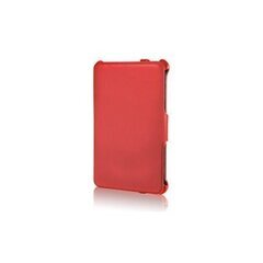 【ブライトンネット】『ASUS MeMo Pad HD7 (ME173X)用　レザースタンドケース （レッド）　BM-HD7FLSTD/R』[Leather Stand Case]の画像