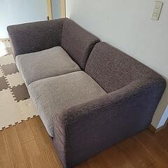 まだ有ります　２人掛け　ソファー　カバー付き