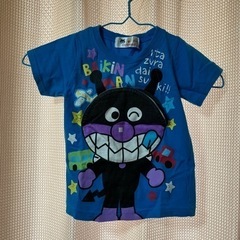 バイキンマン顔代わりTシャツ　90cmの画像