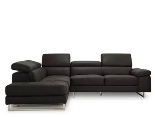 【取引成立】レザーテックス　大型ソファー