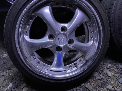 work vskf 15インチ6.5j +35タイヤ付き