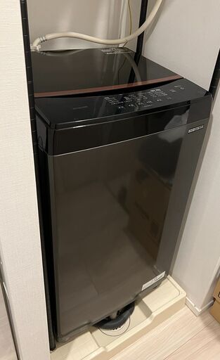 アイリスオオヤマ　ブラック洗濯機　６キロ