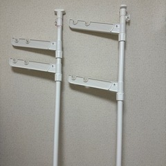 窓枠突っ張り物干しの画像