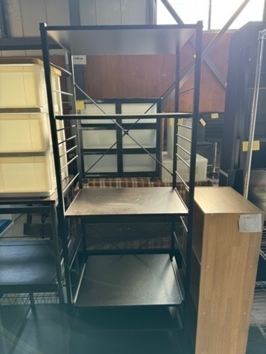 キッチンラック　どこでもラック　棚　中古　傷多々