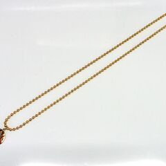 CLAUDE CROSS ボールチェーン ネックレス ロゴプレート ゴールド/金 アクセサリー メンズ クロードクロス 札幌市 中央区 南12条の画像