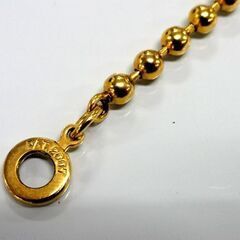 CLAUDE CROSS ボールチェーン ネックレス ロゴプレート ゴールド/金 アクセサリー メンズ クロードクロス 札幌市 中央区 南12条の画像