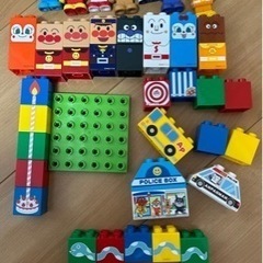 アンパンマン　ブロックラボ　のりものバケツの画像