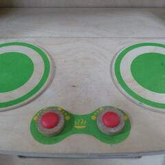 子供キッチンミニ　木製　の画像