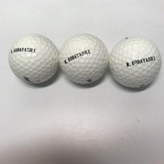 ☆値下げ☆K2401-873 マグレガー ゴルフボール ラージサイズ Compression90 3球×3箱 ホワイト ネームプリントあり 未使用品の画像