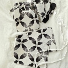 終了！浴衣4枚＋簡単帯3本　まとめてorバラの画像