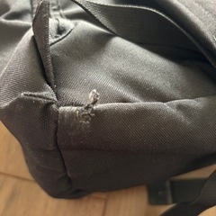 無印良品　肩の負担を軽くする　撥水リュックサック　黒の画像