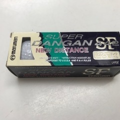 ☆値下げ☆K2401-876 maruman ゴルフボール SUPER DANGAN442 NEW DISTANCE 3球 ホワイト 中古美品の画像