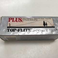 ☆値下げ☆K2401-879 SPADING TOP-FLITE PLUS ゴルフボール 3球 ホワイト 中古美品の画像