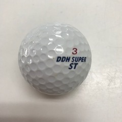 ☆値下げ☆K2401-880 DUNLOP ゴルフボール DDH Super 360 ST 3球 ホワイト 中古美品の画像
