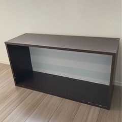 カラーボックス　ダークブラウン
