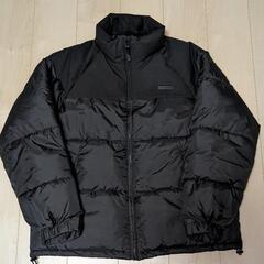 【美品】モノマート オーバーサイズ パネルスタンドネックエコ ダ...