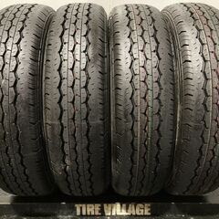 新車外し BS BRIDGESTONE RD-613 STEEL 195/80R15 107/105L LT 15インチ 夏タイヤ 4本 ハイエース キャラバン等 長期保管品　(MTR111) クレジットカード QRコード決済可能