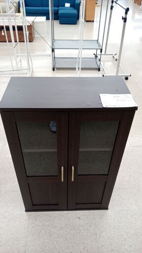 ★ジモティ割あり★  食器棚 黒 H89×D29×W60 クリーニング済み TJ3959