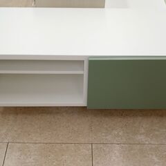 ★ジモティ割あり★ イケア テレビ台 白 H49×D42×W12...
