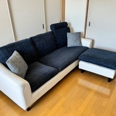 3人掛けソファ(オットマン付)
