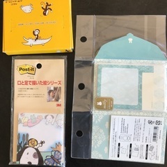 可愛い付箋セット（ミッフィ、バザールでござーる他）