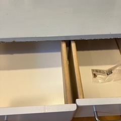 3分別　キャスター付きダストボックス　白の画像