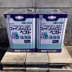 スレート屋根用塗料　日本ペイント　ファインシリコンベスト　ダーク...