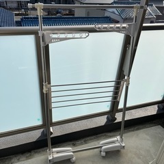 洗濯物干し　折りたたみ　注意点ありの画像