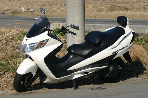 埼玉発755-8261Km】自賠責保険付SUZUKIスカイウェイブ250パールグラスホワイト (走行距離＝極少) 80,300円