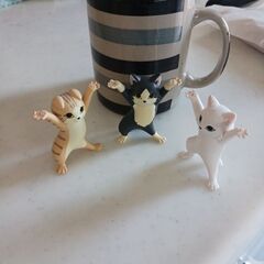 猫　置物
