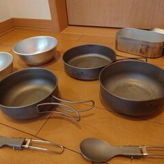 キャンプ食器10点 12000円相当　シェラカップ鍋メスティン等の画像