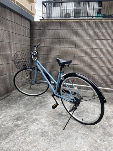【美品×交渉可】自転車 27インチ スカイブルー