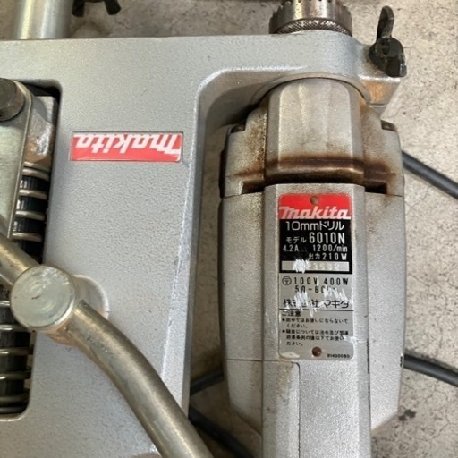 makita マキタ 100V 10mm 電気ドリル 6010N 電気ドリルスタンド