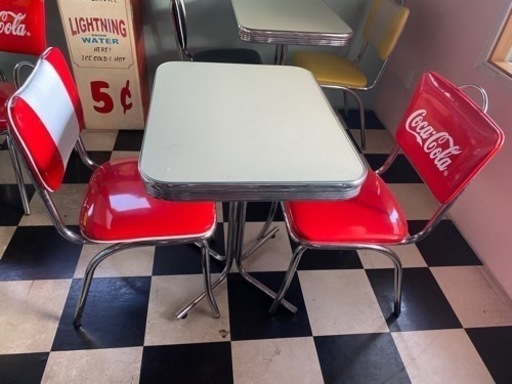 American Diner コカコーラ アメリカン ダイナーテーブル ダイナーチェアー
