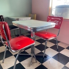 American Diner コカコーラ アメリカン ダイナーテーブル ダイナーチェアー
