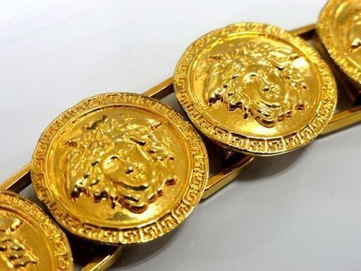 Gianni Versace メデューサ ブレスレット コイン ゴールド/金 ジャンニ・ヴェルサーチ レディース アクセサリー 札幌市