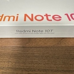 Redmi Note 10T （ナイトタイムブルー）　本体　64GB 新品未開封の画像