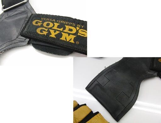 ゴールドジム パワーグリップ プロ Sサイズ レザーグローブ M ウェイトトレーニング GOLD`S GYM 札幌 手稲