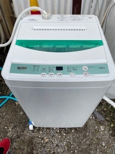 【‼️ファミリーサイズ‼️】2019年式 7kg YAMADA 洗濯機 YWM-T70G1