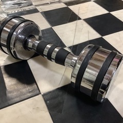 【リサイクルサービス八光】5kg　クロームダンベル（スチール）