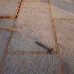 コンパネ　床材の画像