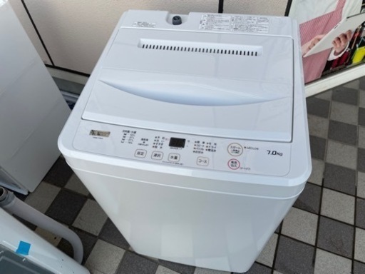 【2022年製】YAMADA SELECT ヤマダセレクト 全自動洗濯機 YWM-T70H1 ホワイト 7kg ヤマダオリジナル 動作品 取説/保証書/ホース付き