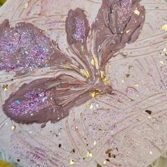 アルコールインクアート  テクスチャーアートの画像