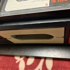 値下げしました‼️カセットテープ📼ホルダー　カセットテープ付きの画像